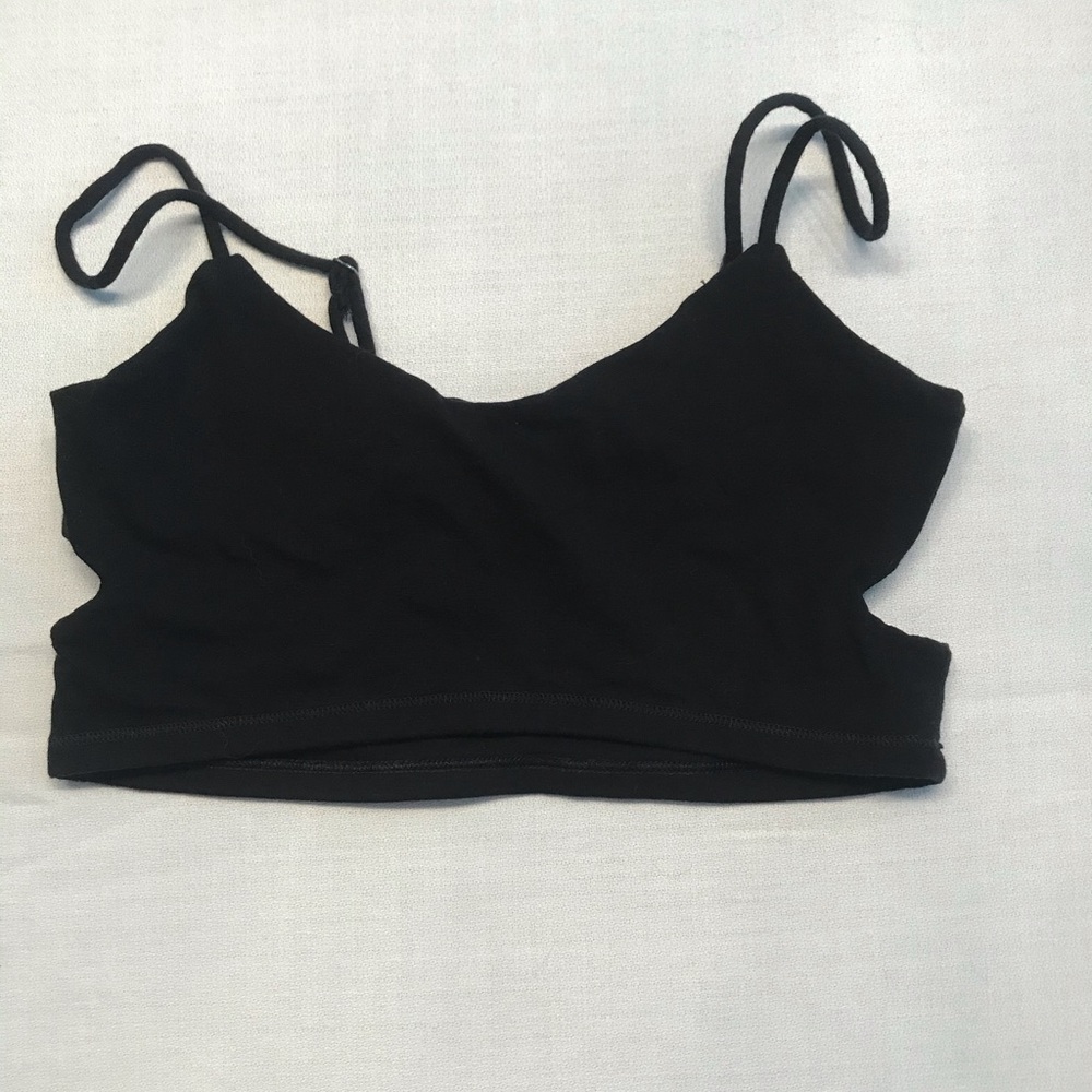Black American Eagle Bra-let with cutouts